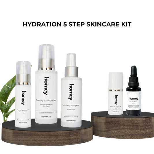 Homey Skin Hydration Five Step Skincare Kit